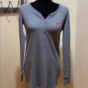 Victoria’s Secret Long Sleeve Holiday Sleep Shirt